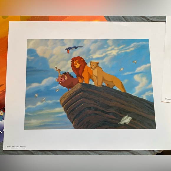 Disney Lion King Lithographs Set - Picture 8 of 14